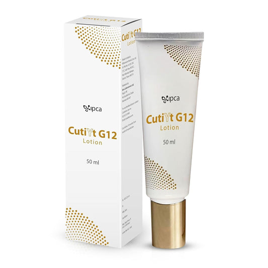 Ipca CUTIYT G12 Lotion – 50ml Body Care Lotion for Uneven Skin Tone & Texture, Helps Reduce Appearance of Dark Patches, Smoothening Formula for Elbows, Knees & Neck