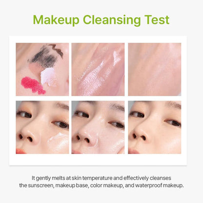 THANKYOU FARMER Pollufree Makeup Melting Cleansing Balm (90ml) Sherbet-Texture Cleansing Balm Makeup Remover & Cleanser for All Skin Types, Removes Waterproof Makeup, Dirt & Pollution, Hydrating & Non-Stripping Korean Skincare