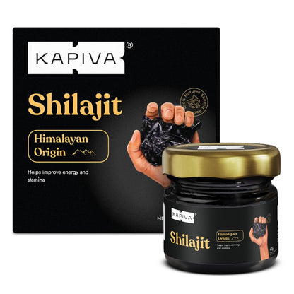 Kapiva Original Himalayan Shilajit/Shilajeet Resin 40g |Super Saver Pack| 250mg/Serving | For Energy, Endurance & Vitality | 160 Servings | 100% Ayurvedic