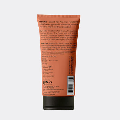 Kojic Acid Face Cream For Reduces Dark Spots & Pigmentation Suitable For All Skin Types 50gm