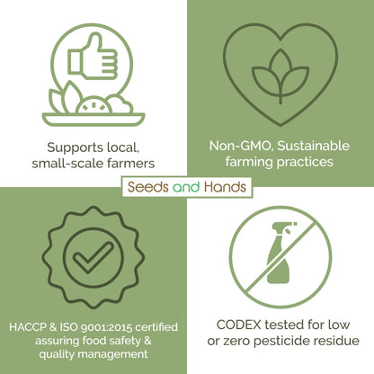 Seeds and Hands Idukki Whole Cloves │ Laung │ Kerala Organic [Aromatic │ Long Bold Cloves │ Trial Pack │ Homestead Produce] (30g)