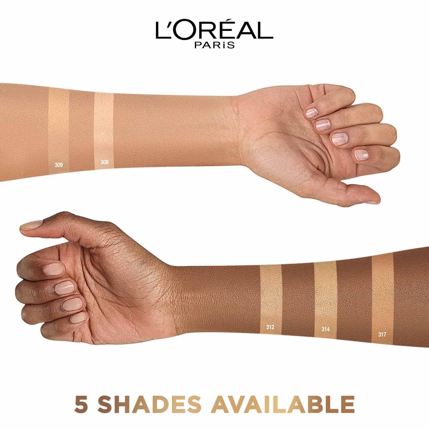 L'Oreal Paris Infallible Full Coverage Concealer, High Cover, Longwear, Waterproof Formula, For Undereye Circles and Blemishes, For Highlighting and Contouring, Shade: 314, 10g