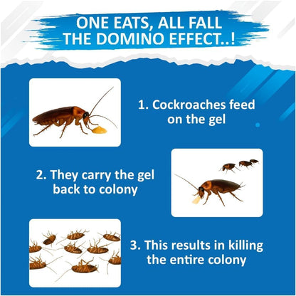 Mr.Pest Out Natural Cockroaches gel for Kitchens, Bathrooms, Cabinets, cockroachs Killer Gel, Repellent for Cockroaches for Indoor Cockroach Control, Insect Control