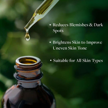 Sadhev Ayurvedic Vitamin C Face Serum For Glowing and Clear Skin With Pomegranate Seed Oil And Natural Vitamin E - 30ml (Pack of 1)