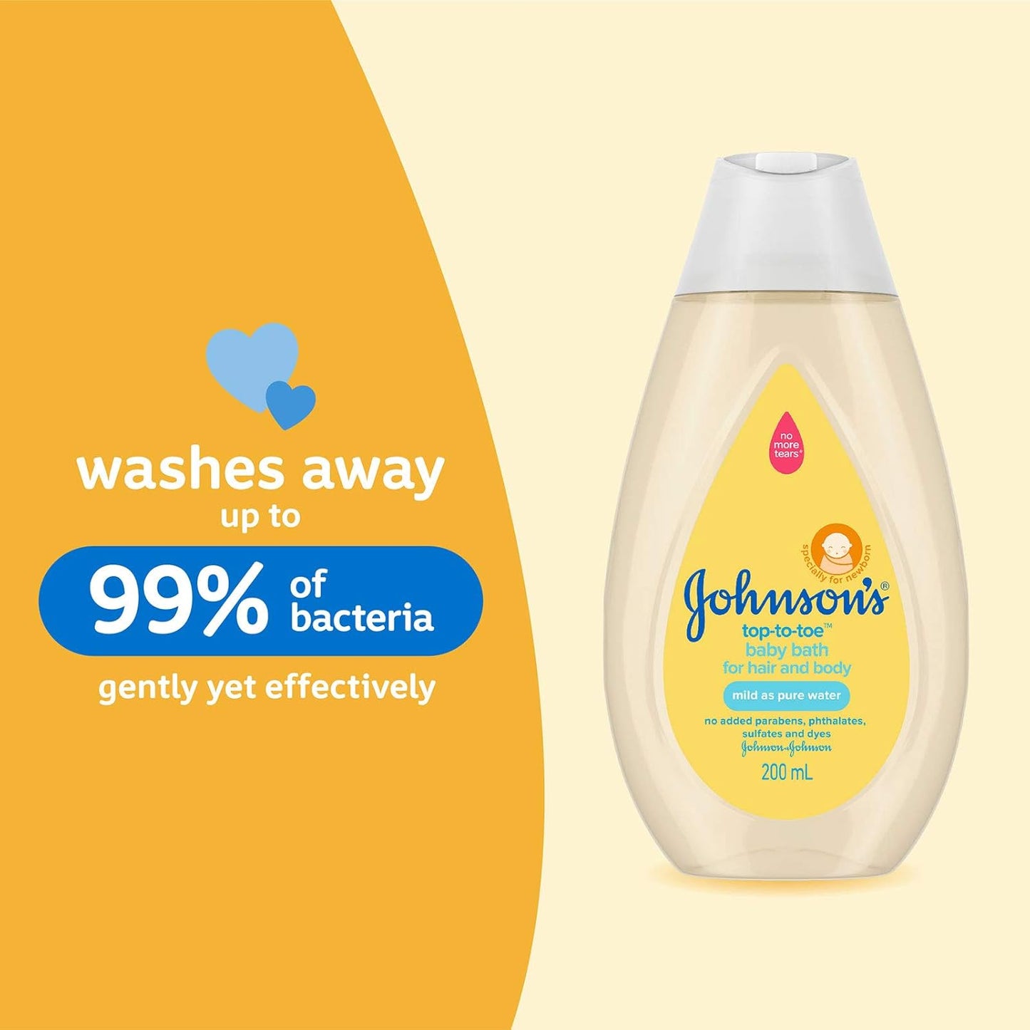 Johnsons Baby Bath Milk + Oats - 1000ml