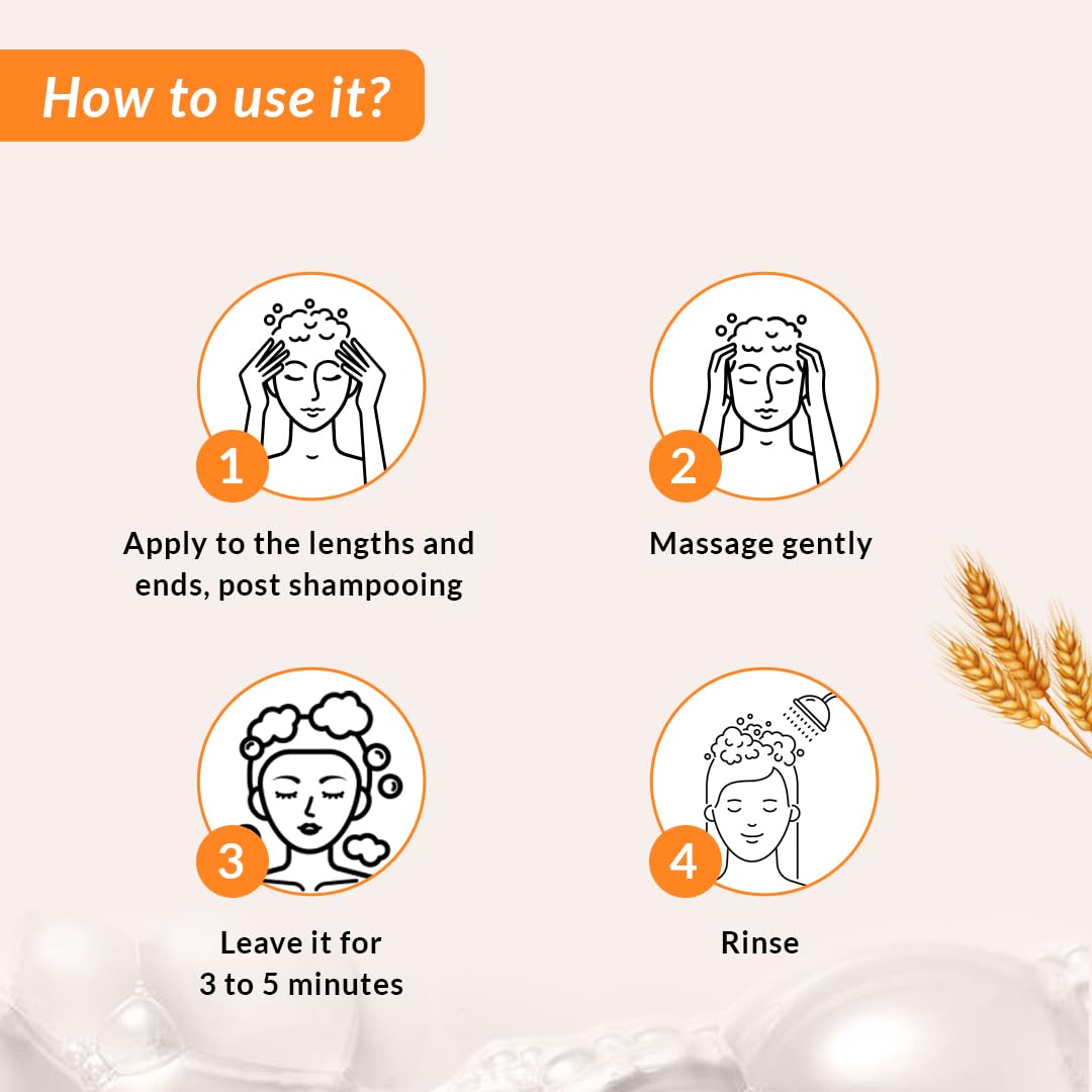 Fixderma Fidelia Strengthening Conditioner with Shea Butter & Wheat Protein for Frizzy & Dry Hair | Conditioner for Women & Men | Hair Conditioner - 100gm (Pack of 1)