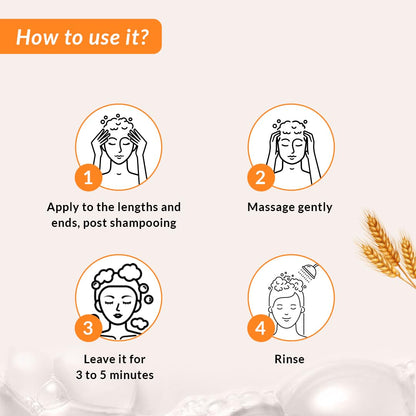 Fixderma Fidelia Strengthening Conditioner with Shea Butter & Wheat Protein for Frizzy & Dry Hair | Conditioner for Women & Men | Hair Conditioner - 100gm (Pack of 1)