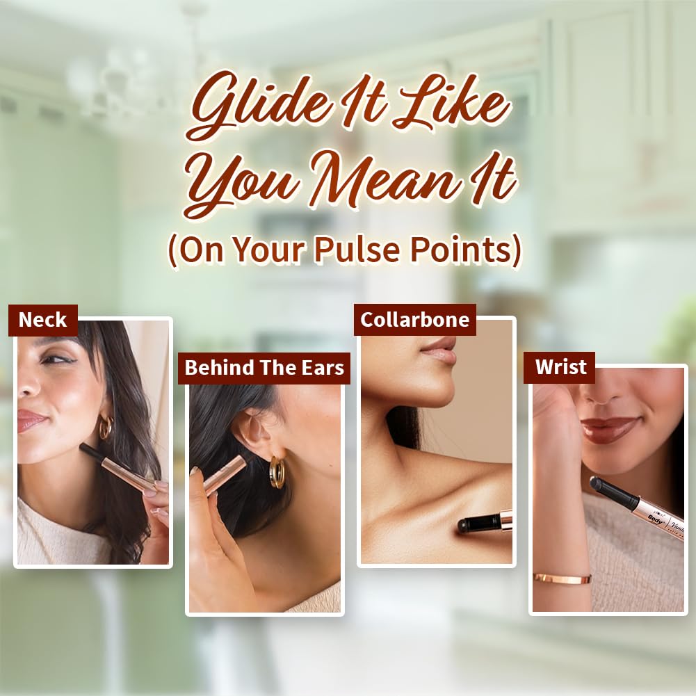 Plum BodyLovin’ Oh So Pistachio Solid Perfume Stick | 1.8gm | Solid Gel Perfume Stick | Pistachio & Hazelnut Notes | Sleek, Mess-Free & Long-Lasting | Alcohol-Free | Travel-Friendly