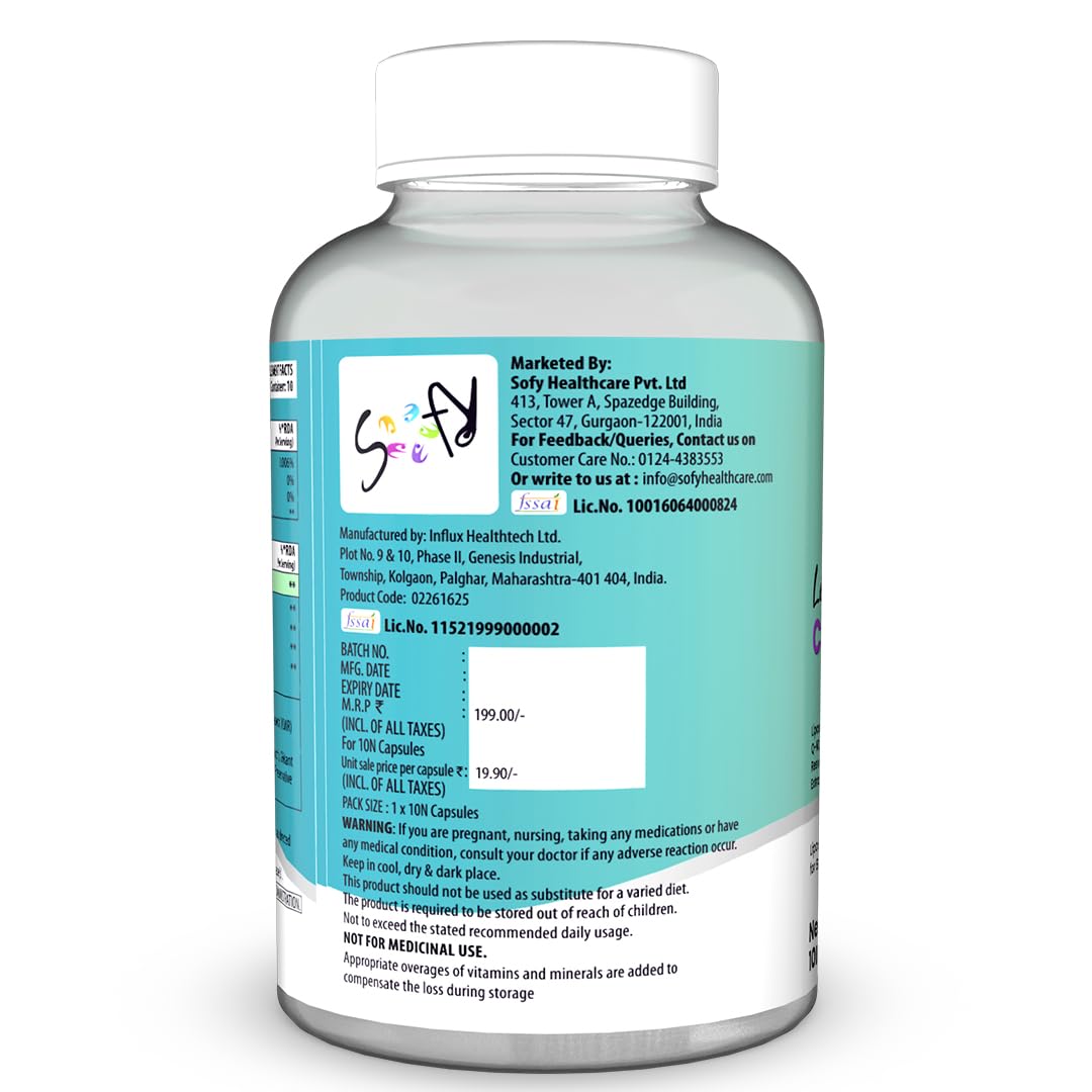 NATURYZ Liposomal CoQ10 200mg with Flaxseed, Resveratrol & Selenium | Advanced Cellular Energy & Antioxidant Formula | Black Pepper for Enhanced Nutrient Absorption | Supports Heart Health, Energy & Healthy Ageing 30 Veg Capsules