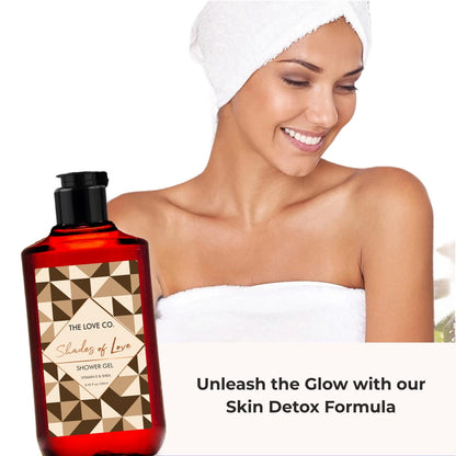The Love Co. Shades of Love Shower Gel 250ml - Luxurious Bathing with Natural Oil - Soothes and Nourishes Your Skin