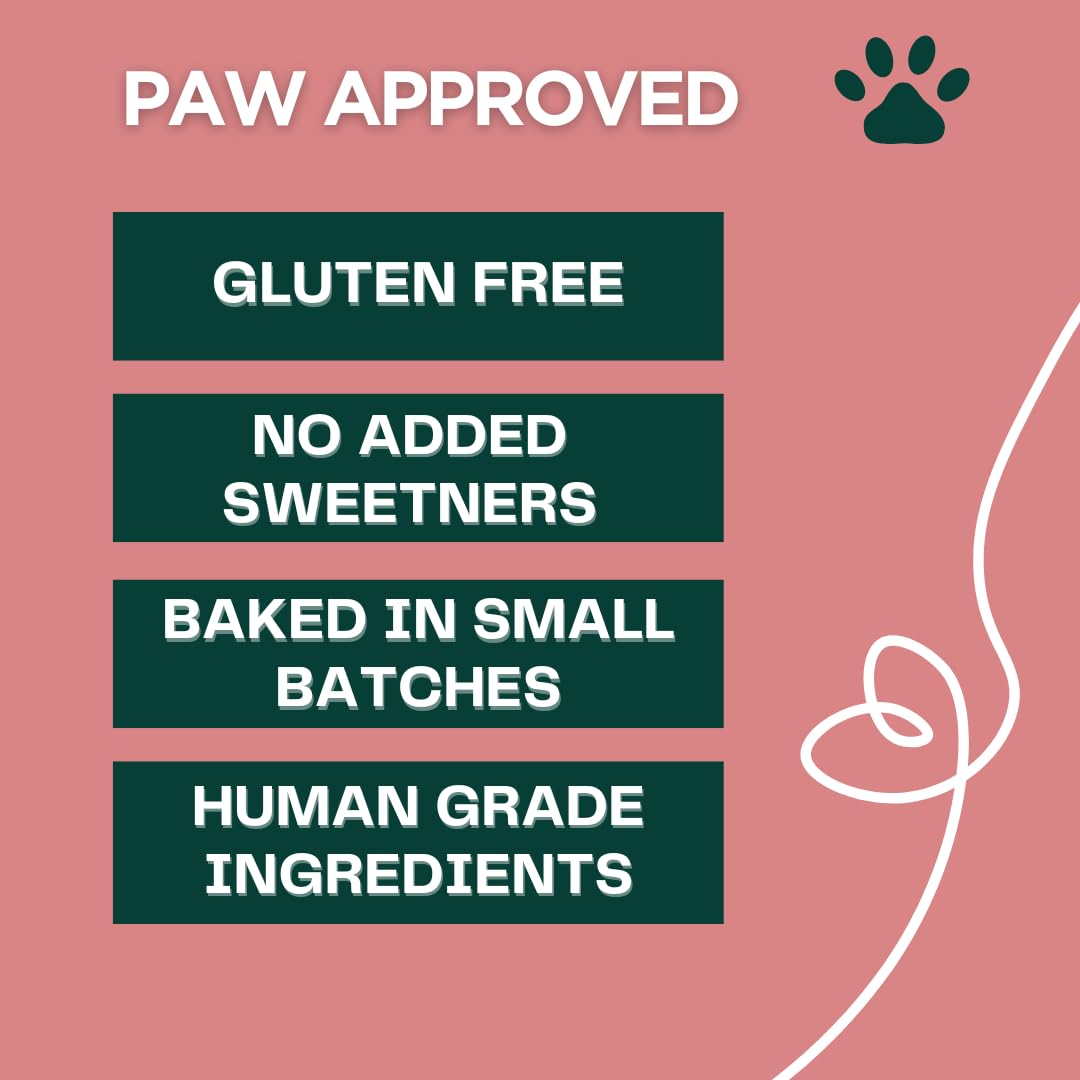 PAWS FOR GREENS Multivitamin Dog Treats 100% Natural Plant-Based Meat-Free Dog Biscuits Healthy & Veg Dog/Puppy Snacks (100grams)