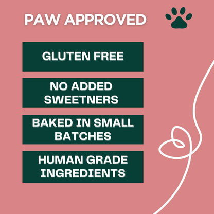 PAWS FOR GREENS Multivitamin Dog Treats 100% Natural Plant-Based Meat-Free Dog Biscuits Healthy & Veg Dog/Puppy Snacks (100grams)