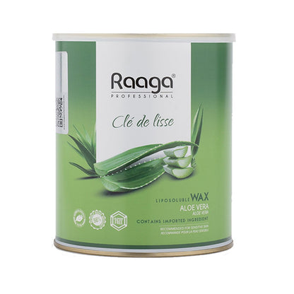 Raaga Professional Liposoluble Body Wax | Aloe Vera (Contains Imported Ingredient) | Dermatologically Tested, Colophony Free | For Sensitive Skin (800 ml)