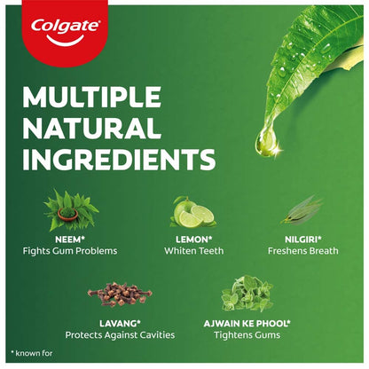 Colgate Active Salt Neem Toothpaste, Germ Fighting Toothpaste For Healthy, Tight Gums, Oral Care 200G
