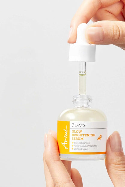 Ariul 7days Glow Brightening Serum (20ml) Korean Face Serum for Dark Spots with 5% Niacinamide & Vitamin-C, Fade Dark Spots, Uneven Skin Tone, Hydrating Lightweight Glow Serum for Radiant Skin In Just 7 Days