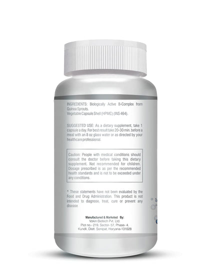 Vitamins bottle with label on a white background