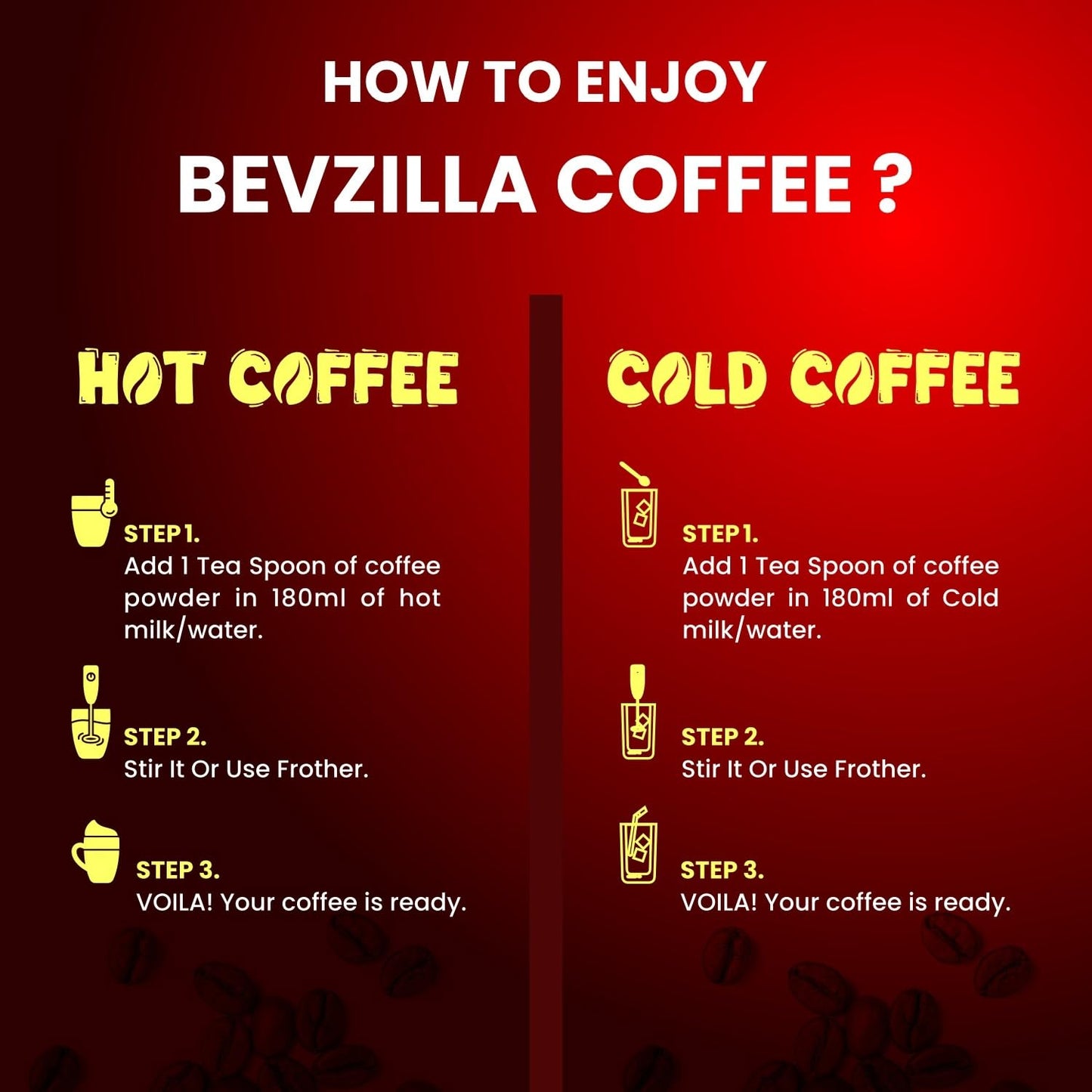 Bevzilla Chocolate & Mocha (Choco-Mocha) Instant Coffee Powder Jar – 200g | Arabica Beans with Chocolaty Twist | Perfect for Espresso, Latte & Cappuccino | Enjoy Hot & Cold Brews