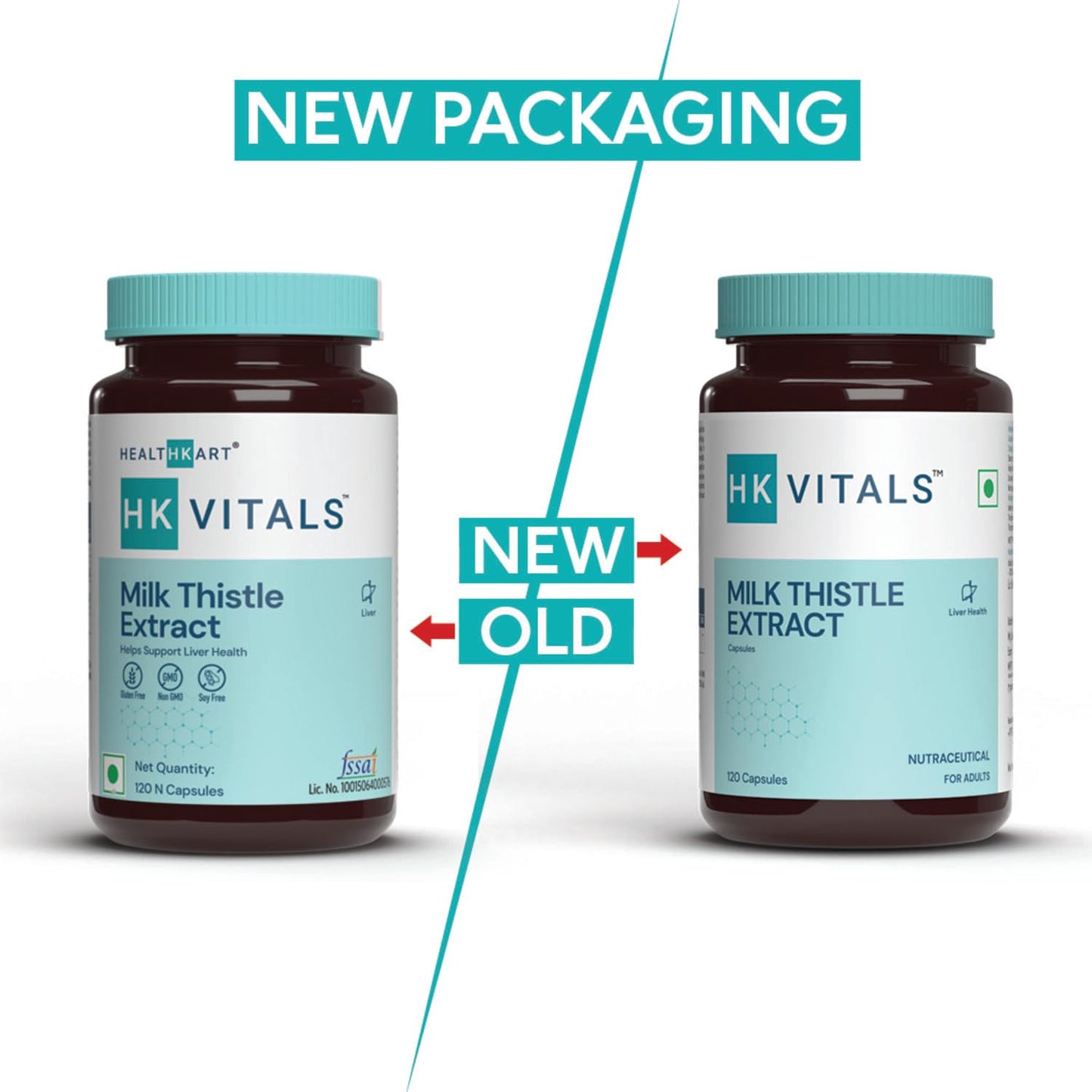 HealthKart HK Vitals Milk Thistle Extract (120 Capsules) | Liver Support Supplement | Silybum Marianum Liver Detox for Men and Women