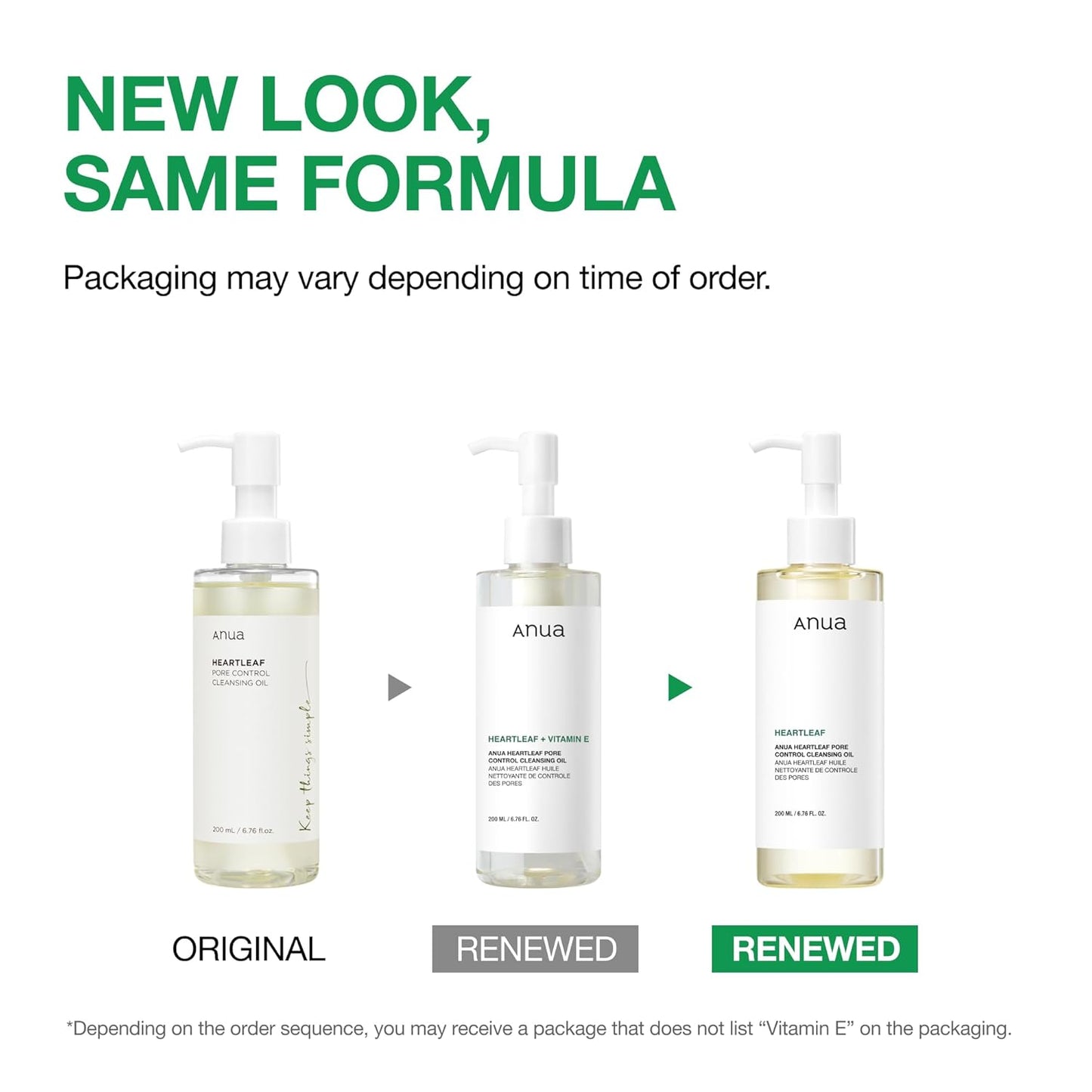 Anua Heartleaf Pore Control Cleansing Oil Removes Makeup, Excess Sebum, Blackheads & Clogged Pores