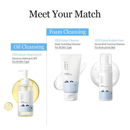 ROUND LAB 1025 Dokdo Cleansing Oil 200ml / Alcohol-Free, Blackhead Removal, Oil Cleansing