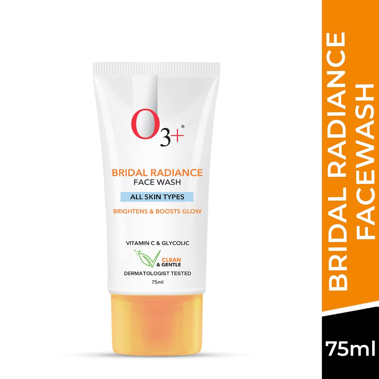 O3+ Bridal Radiance Facewash for all Skin Type 75ml | With Glycolic Acid and Vitamin C