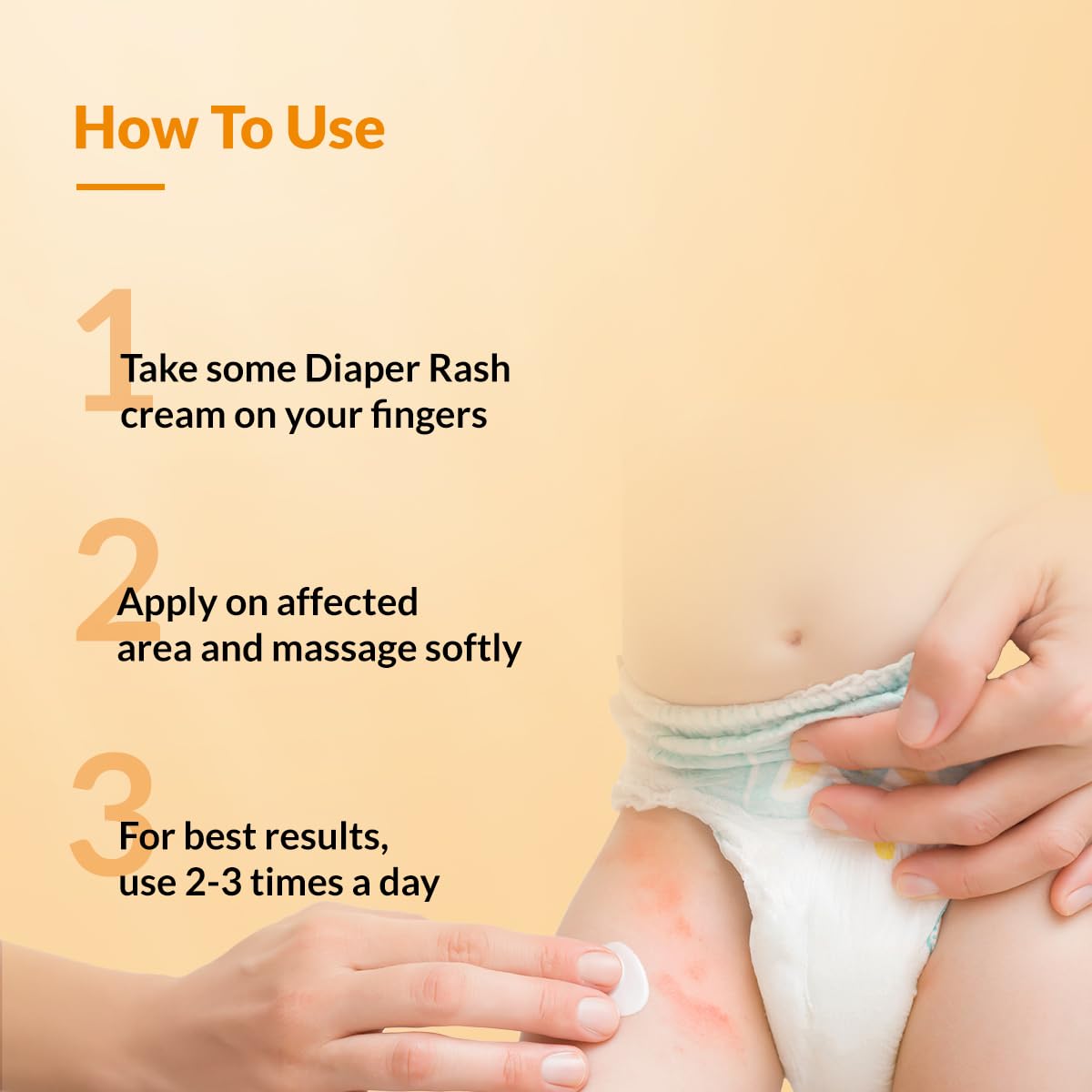 Fixderma Hoopoe Diaper Rash Cream for baby with Zinc Oxide & Panthenol | Prevent Rashes, Redness & Irritation | Baby Rash Cream | Dermatologist Tested (50G)