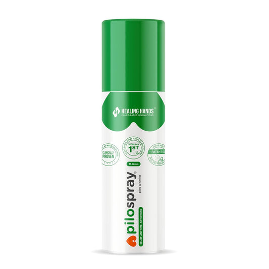 Healing Hands PiloSpray Piles & Fissure Care Spray 35 g Pack of 1 - Touch-Free Relief in PAIN, BURNING & ITCHING