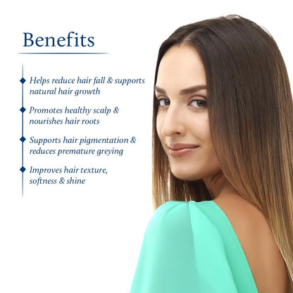Blue Nectar 10% Rosemary Oil for Hair Growth & Hairfall Control | Deep Repair & Nourishment with Bhringraj & Amla Oil | Ayurvedic Oil for Dry, Frizzy & Damaged Hair (9 Herbs, 100 ml)