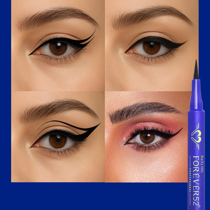 Daily Life Forever52 Stellar Eyeliner - 24HR Long-Lasting Intense Black | Ultra-Precise Tip for Effortless Wings & Flicks | Smudge-Proof, Matte Finish | Glide-On Formula for Bold, Defined Eyes