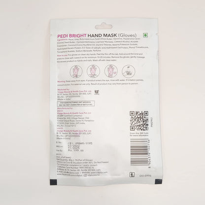 O3+ Pedi Bright Hand Gloves Cream Mask