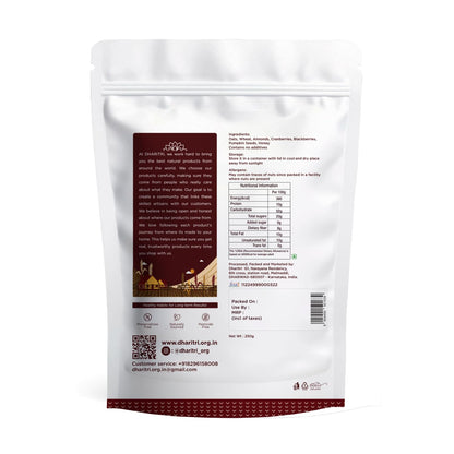 VASUNDHARA DHARITRI Honey Roasted Nuts & Berries Trail Mix, 250g | Premium Mix of Nuts, Berries, Seeds & Oats, Protein & Fiber-Rich Snack, Boosts Energy & Immunity, No Preservatives