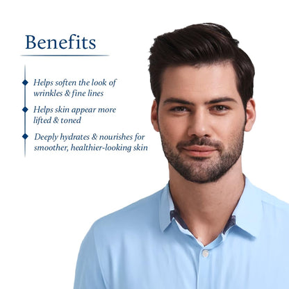 Blue Nectar Face Cream for Men Daily Moisturizing Anti Aging Cream for Men with Face Glow for Oily Skin and Normal Skin (14 Herbs, 50g)