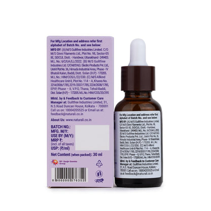 Brown glass dropper bottle with white cap on a white background