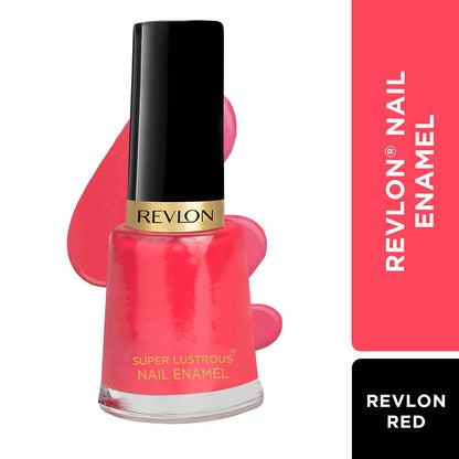 REVLON Glossy Finish Nail Enamel, Revlon Red, 8ml
