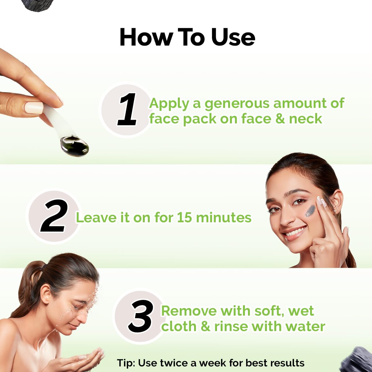 Mamaearth Charcoal Purifying Face Pack with Activated Charcoal & Glycolic Acid for Skin Detoxification Natural, DIY-like Texture | Detoxifies Skin | Crafted with Nature’s Best Ingredients | Free From Harmful Chemicals