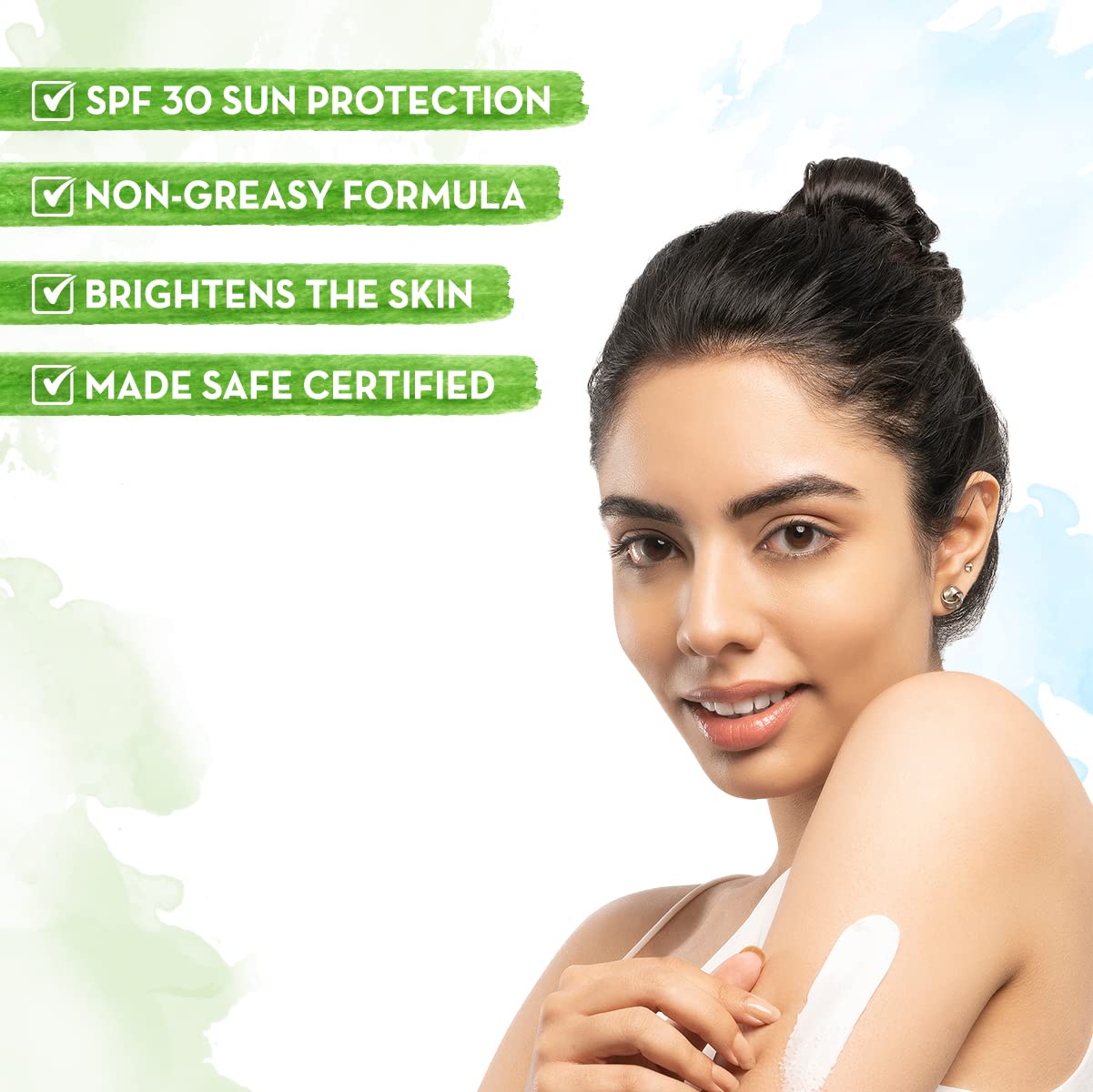 Mamaearth Ubtan Sunscreen Body Lotion SPF 30 With Turmeric & Saffron For Glowing All Skin 300 Ml
