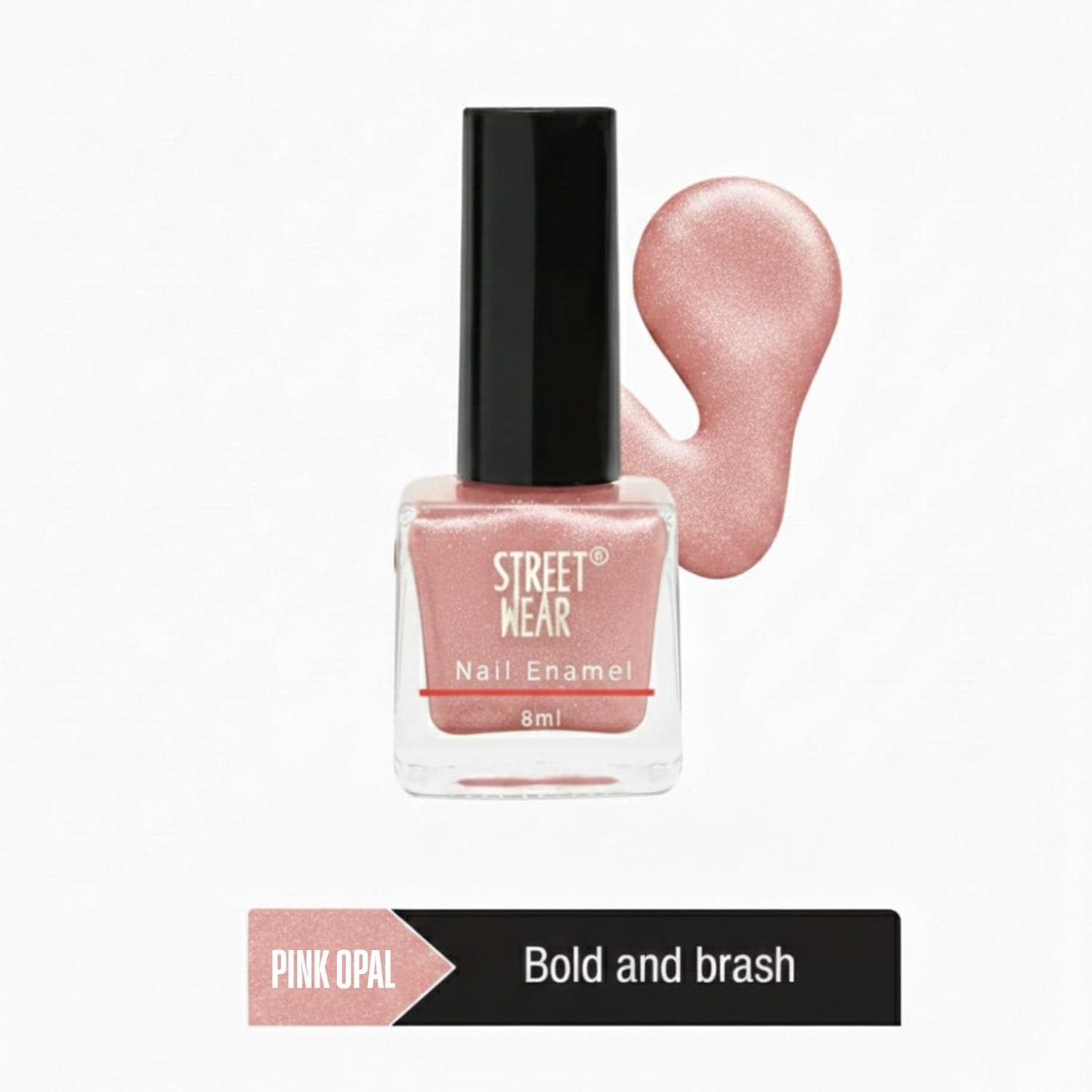 Street Wear Nail Enamel - Pink Opal 8ml