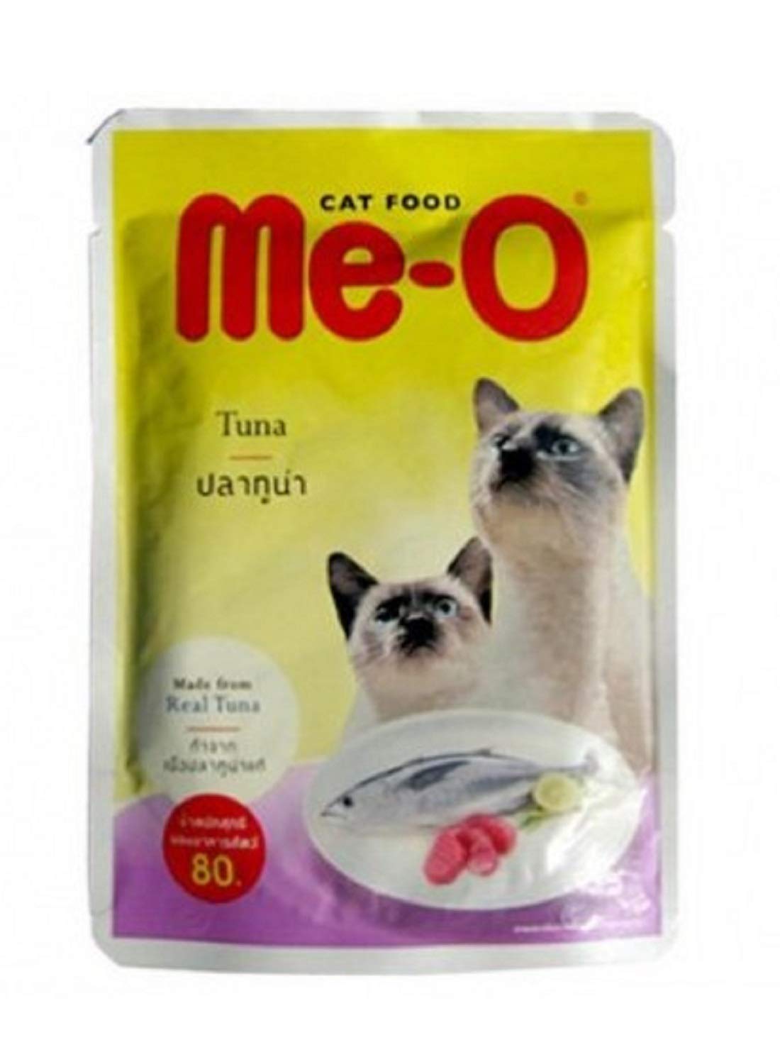 Me-O Adult Cat Wet Tuna Food, 400 g