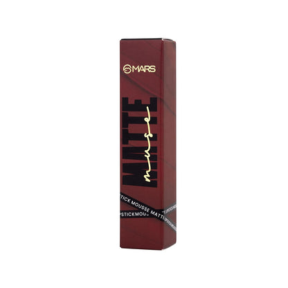 MARS Matte Muse Mousse Lipstick (3ml) (11-SHOW STOPPER) with Doe-Foot Applicator | Highly Pigmented | Smooth Texture | Hydrating Formula | Blurry Lips Effect