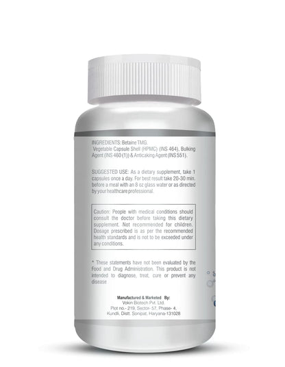 Vitamins bottle with label on a white background
