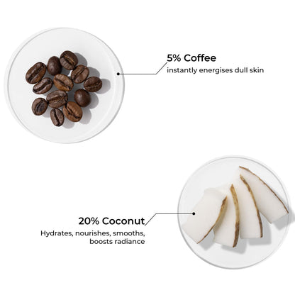 Brillare Coffee & Coconut Body Wash for Energized & Moisturised Skin