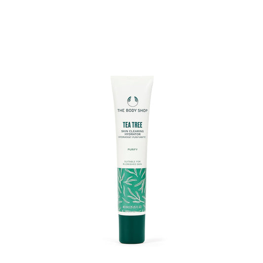 The Body Shop Tea Tree Skin Clearing Hydrator, 40ML- For Oily, Blemished Skin| Mattifying| Vegan