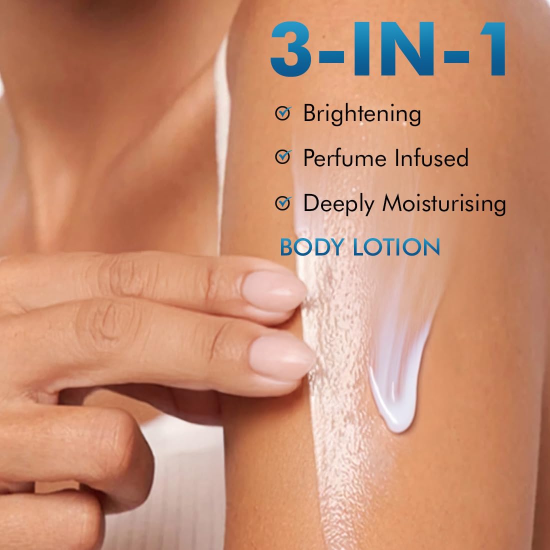 mCaffeine By The Blues Perfume Body Lotion 200ml | 5% Niacinamide & Glutathione for Brightening & Detan | Aquatic-Woody Fragrance | 72H Moisturization| Daily Use Summer Cream Bodylotion for Men & Women