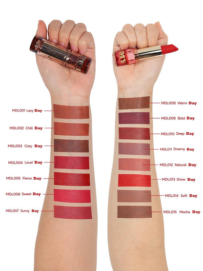 Daily Life Forever52 It's My Day Lipstick | Creamy Matte Lipstick for Bold, Long-Lasting Color | Highly Pigmented, Hydrating & Nourishing Formula (Mocha Day, 3.5g)