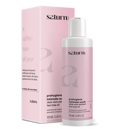 Saturn by GHC ProHygiene Intimate Wash | With Aloe Vera Extract & Tea Tree Oil, 100ml