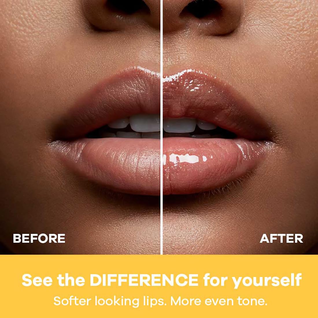 Earth Rhythm Honey Lip Balm SPF 50 Brightens Lips with Propolis, Peptides & Kojic Acid - Mango
