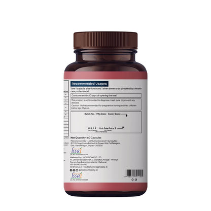 Zephivo Miduty by Palak Notes Anxiety Anger Mood Calm Supplement For Happy Mood, Anti Depressant - KSM - 66 Ashwagandha Root - 5 HTP - L Tryptophan - 60 Capsules