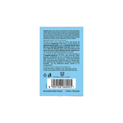 LUX International Smooth & Radiant Bathing Soap 4 x130g, LUXURIOUS BATHING EXPERIENCE, Smooth & Moisturized skin, with Glutathione & French Moisturizer, Improves Skin Texture, White Rose Fragrance