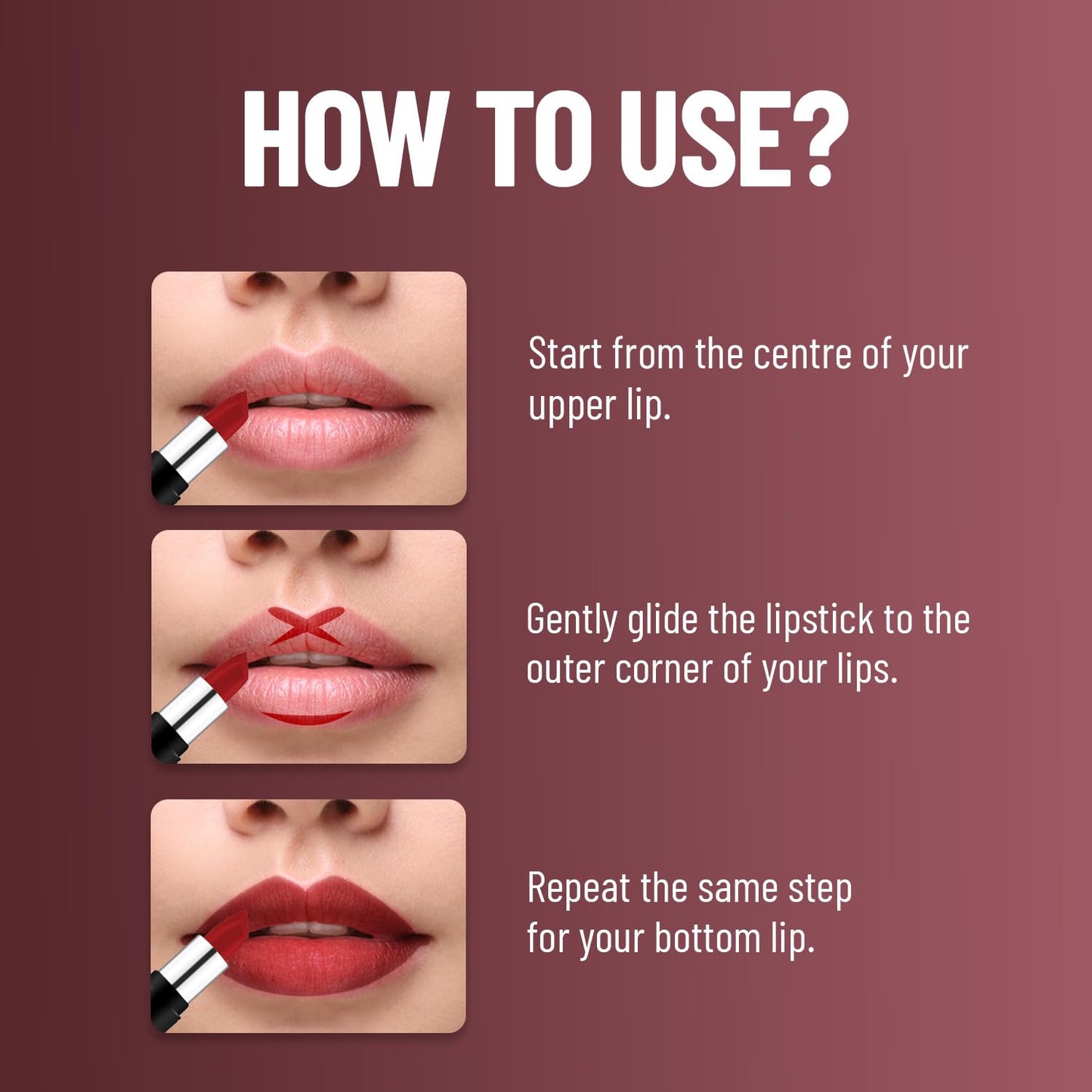 Swiss Beauty Pure Matte Creamy Lipstick | Non-drying, Highly pigmented Lipstick | Shade- Brandy Harrington, 3.8gm|