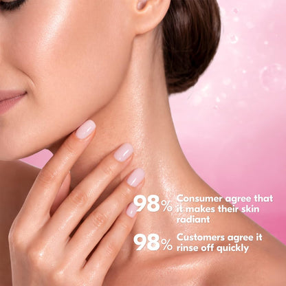 LUX Magnolia Magic Bodywash, with Niacinamide, 245ml for Radiant & Bouncy Skin Feel